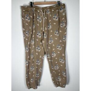 KITH Williams begonia cottage loungewear designer sweatpants XL beige floral